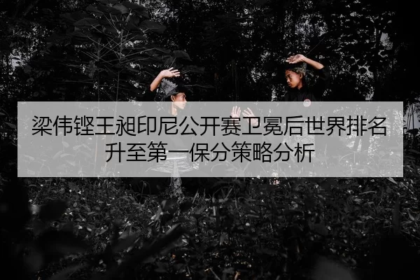 梁伟铿王昶印尼公开赛卫冕后世界排名升至第一保分策略分析